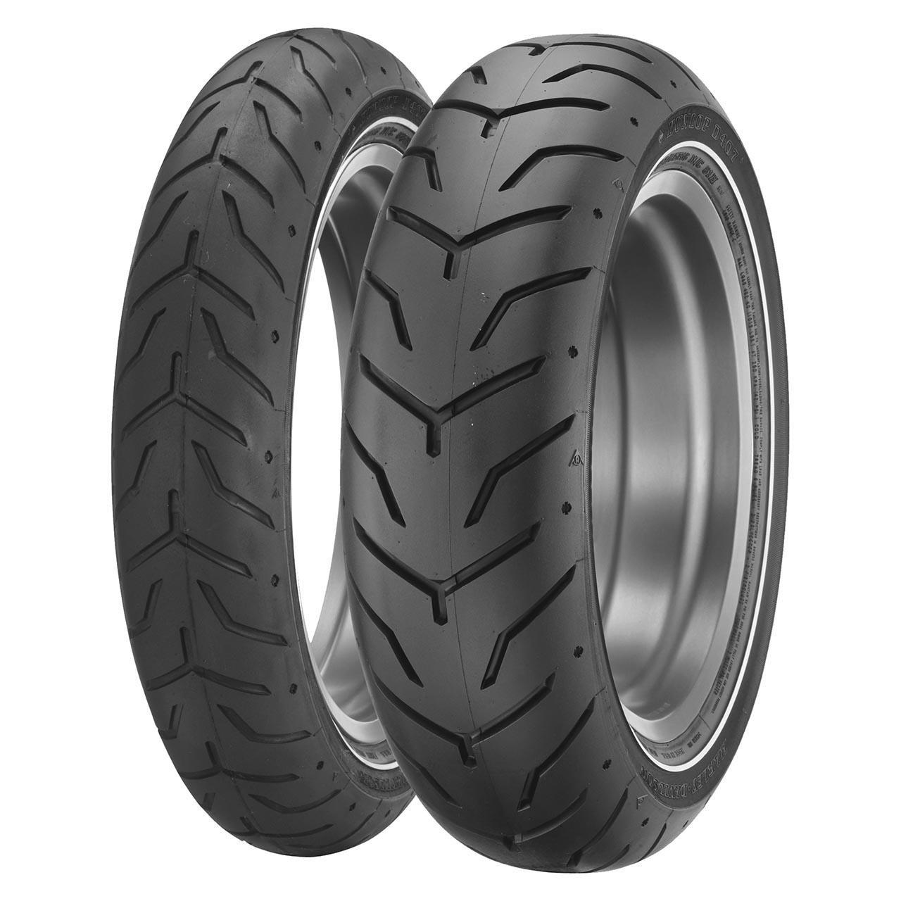 DUNLOP D 408 F SW HARLEY DAVIDSON 130/80 B17 65H TL MOTO TOURING