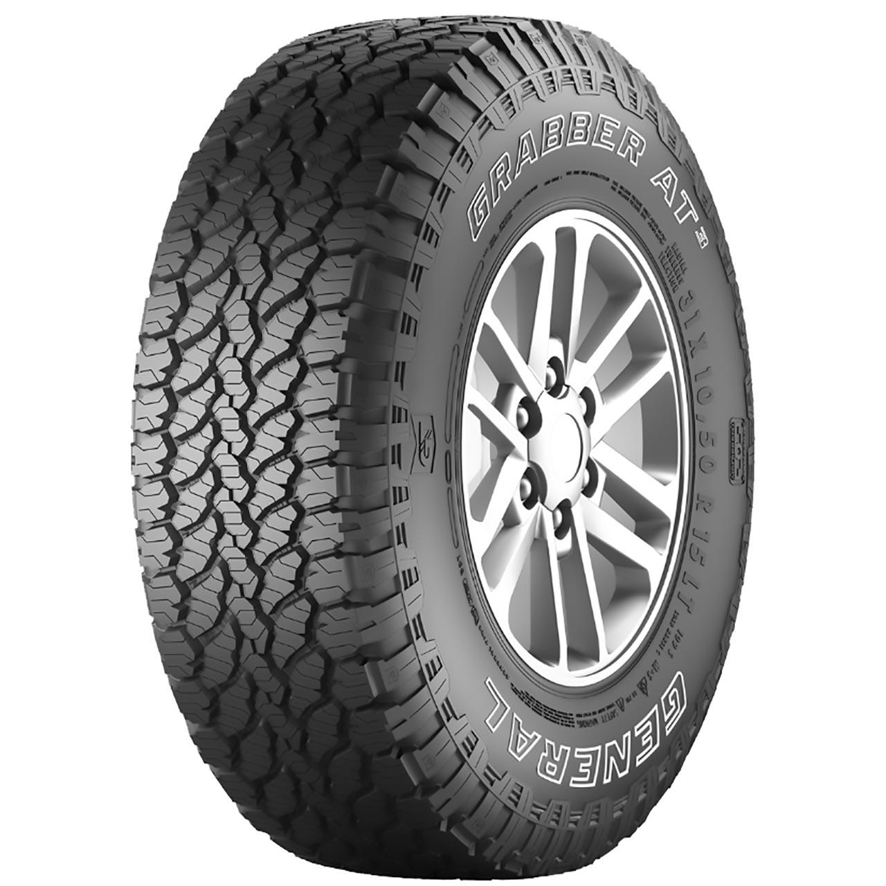 GENERAL TIRE GRABBER AT3 LRD 255/65 R17 114/110S TL M+S 3PMSF 4X4 SUV CROSSOVER PER TUTTI I TERRENI