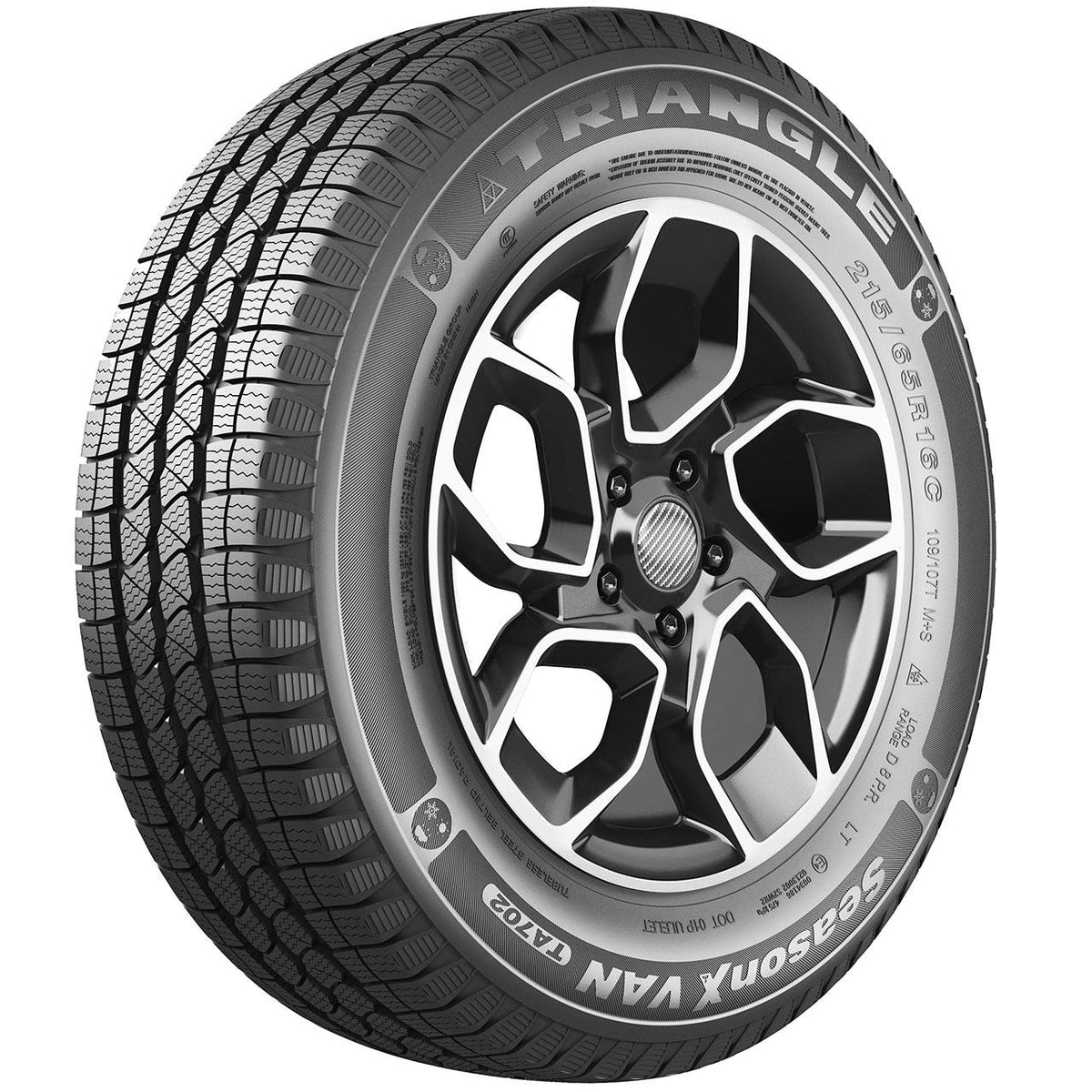 TRIANGLE SEASONX VAN TA702 215/60 R16 103/101H TL M+S 3PMSF VEICOLI COMMERCIALI LEGGERI 4 STAGIONI