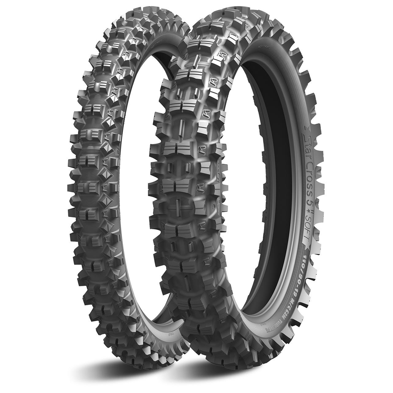 MICHELIN STARCROSS 5 SOFT FRONT 90/100 -21 57M TT MOTO CROSS