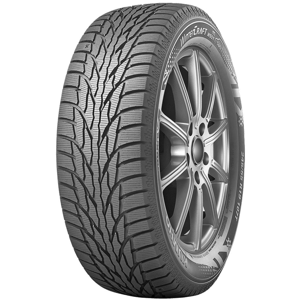 KUMHO WINTERCRAFT WS51 XL 225/55 R18 102T TL M+S 3PMSF 4X4 SUV CROSSOVER INVERNALE